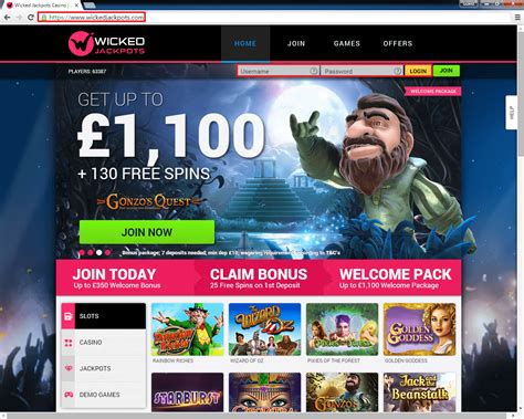 wicked jackpots login